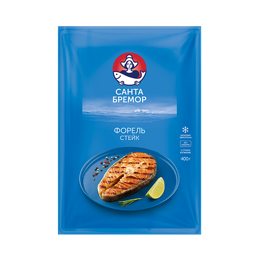 شريحة سمك السلمون المرقط المجمدة 400 غرام