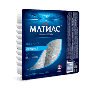 فيليه الرنجة ماتياس أصلي في الزيت 1000 غرام