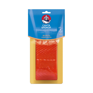 قطعة فيليه سمك السلمون المرقط المدخن 200 غرام