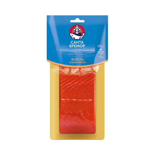 قطعة فيليه سمك السلمون المرقط المدخن 200 غرام