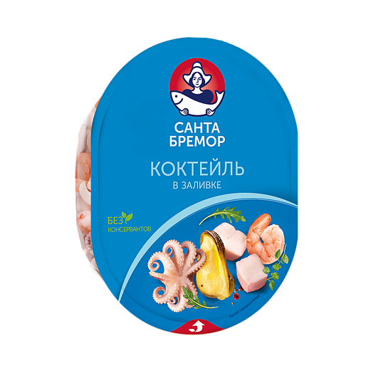 كوكتيل المأكولات البحرية بحشوة "كلاسيكية" 180 جم